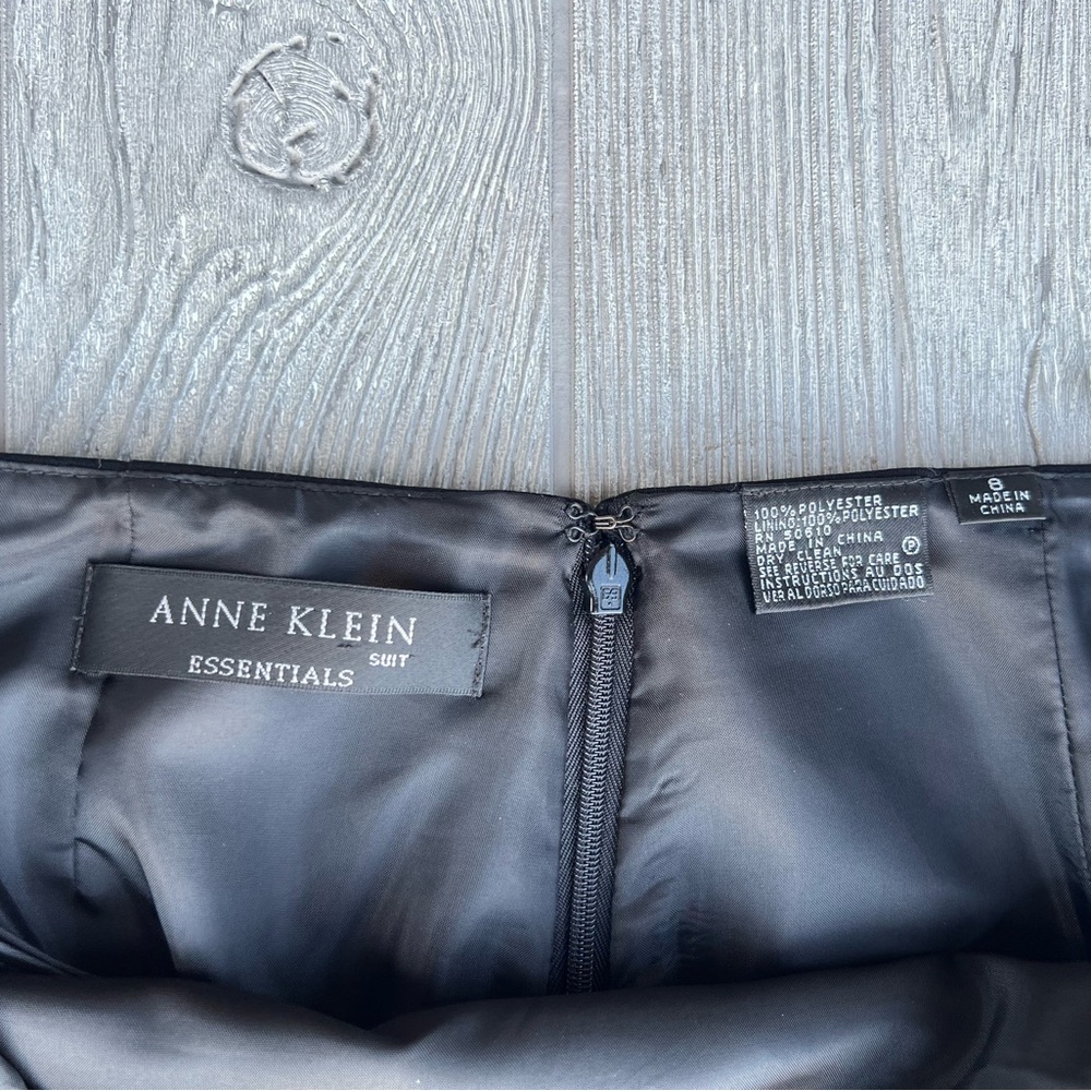 Anne Klein Suit Essentials Basic Black Lined Dres… - image 2